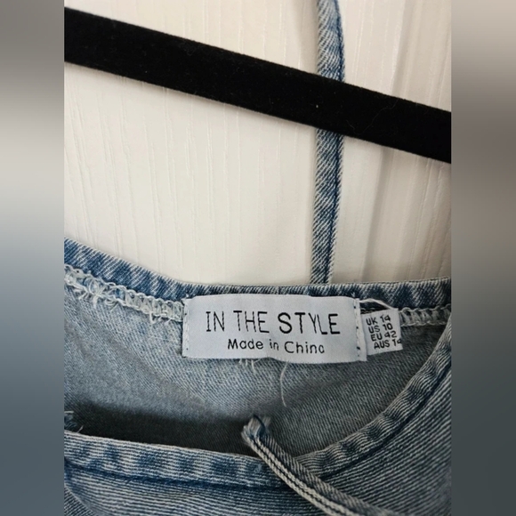 Denim Blue Women's Dress - Picture 3 of 3